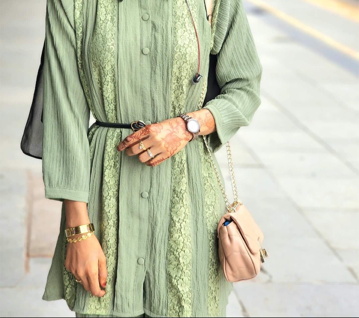 Sage Green Two-Piece Outfit