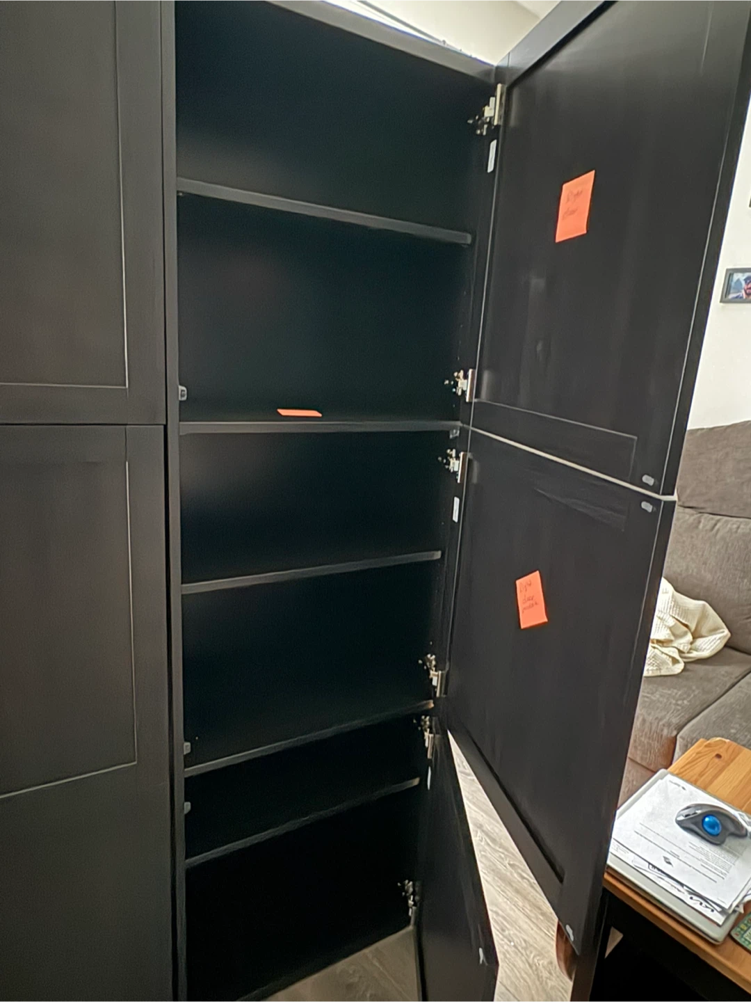 IKEA Besta Double Shelf Unit with Doors - photo 3