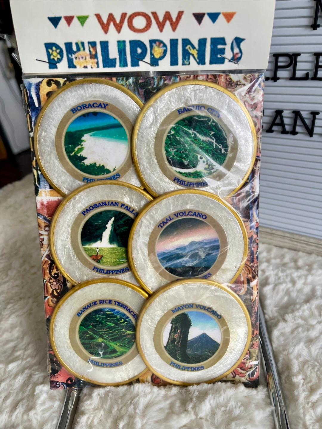 Philippines Souvenir Coasters Set
