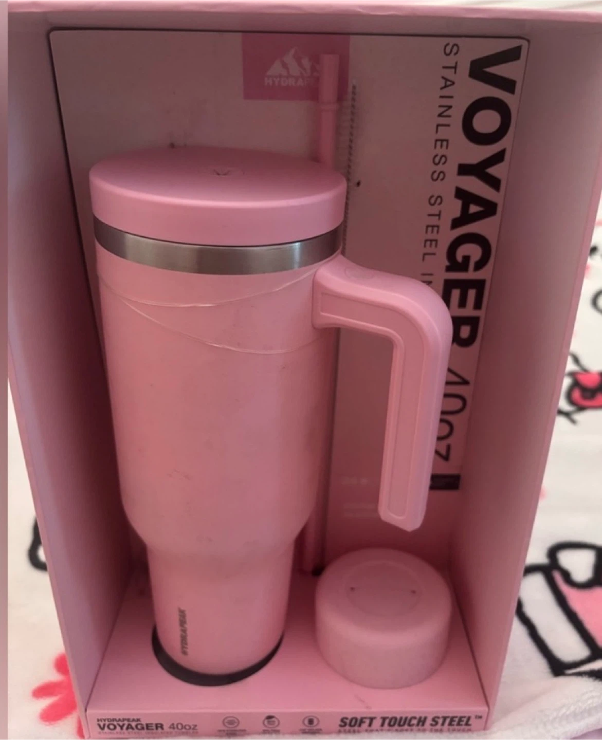HYDRAPEAK Voyager 40oz Stainless Steel Insulated Tumbler Pink
