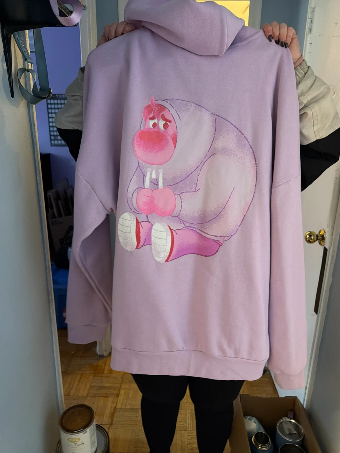 Embarrassment from inside out Graphic Zip-Up Hoodie - photo 2
