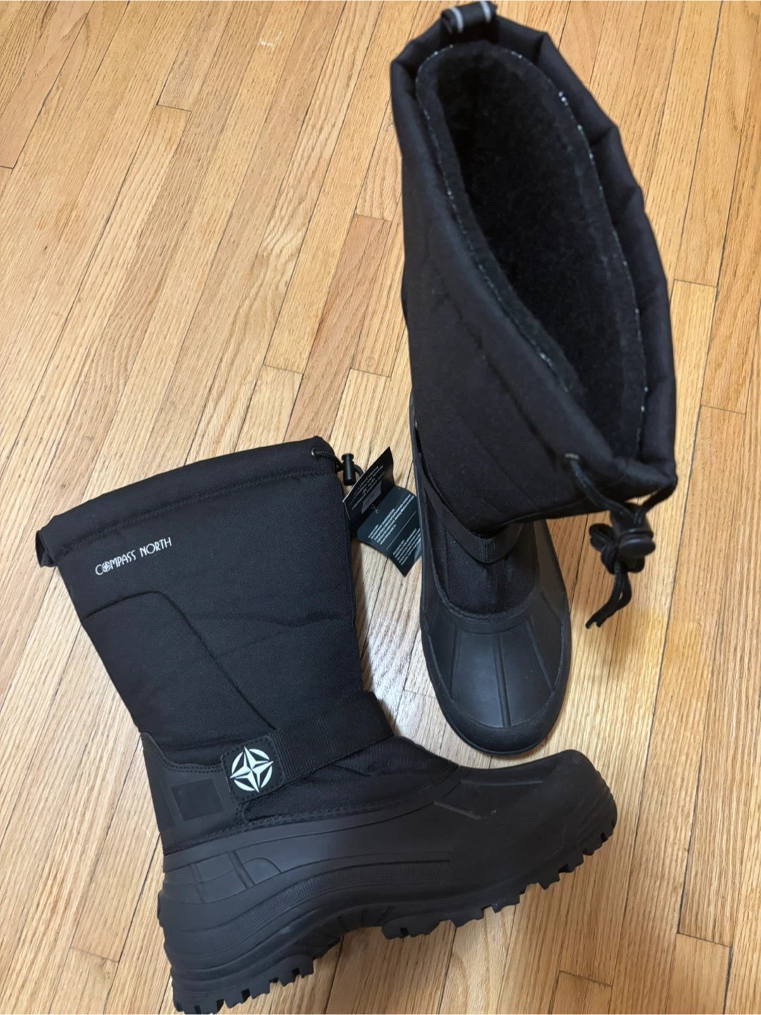 Compass North Black Winter Boots - Cold Weather Protection