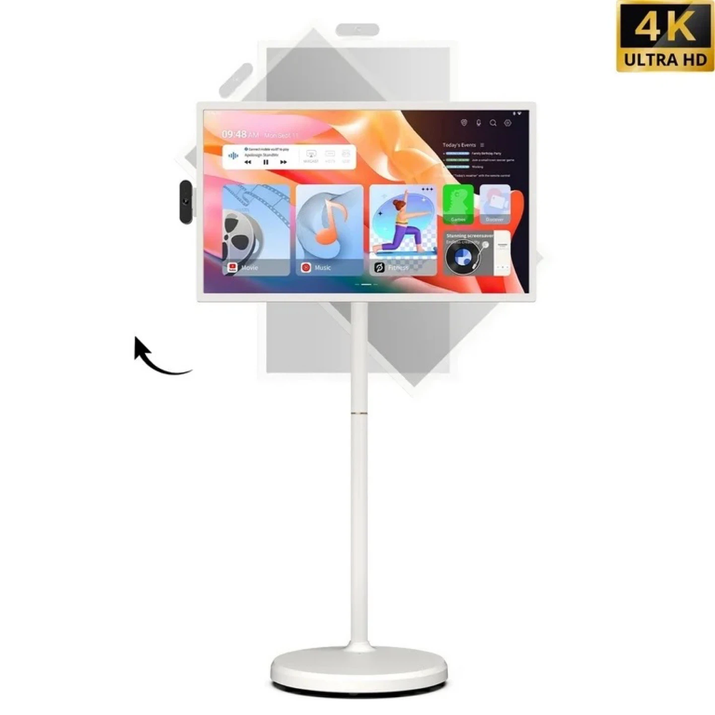 ApoloSign 32 inch 4K UHD Smart Portable TV 2nd Gen - photo 4