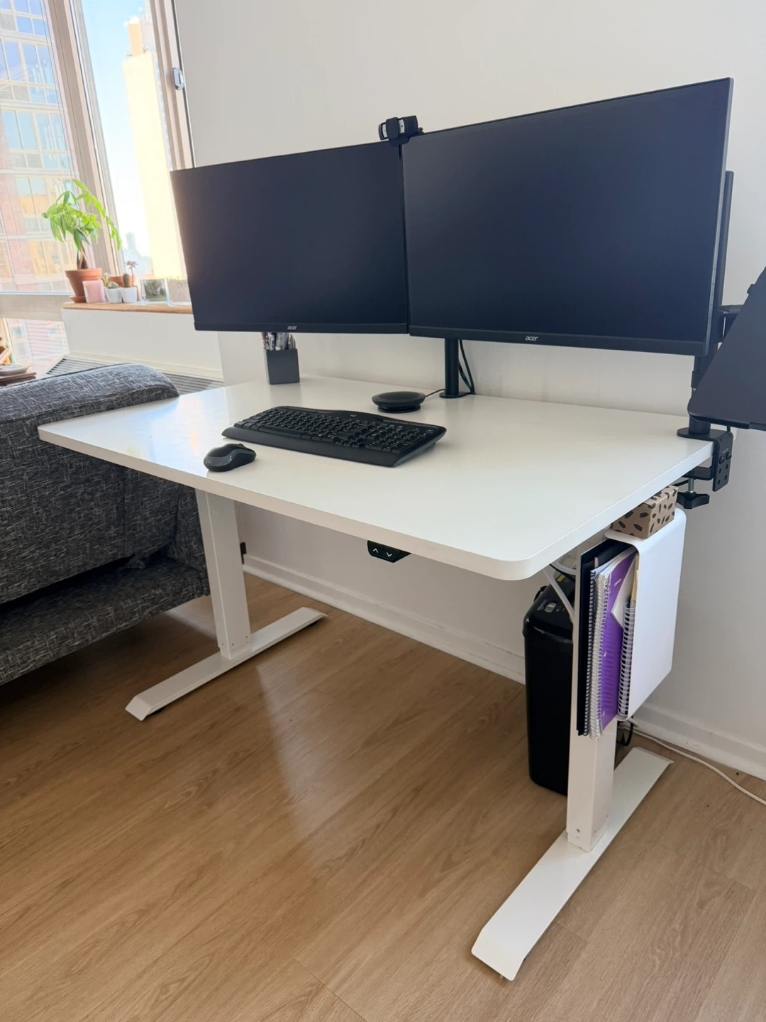 Flexispot 48” by 30” White Standing Desk
