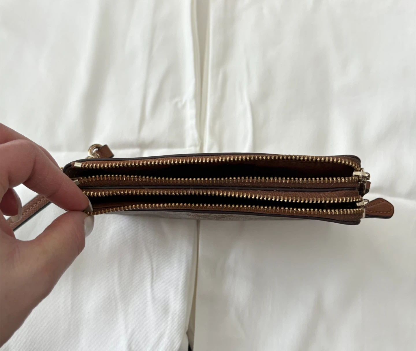 Coach Signature Double Zip Wristlet - photo 2