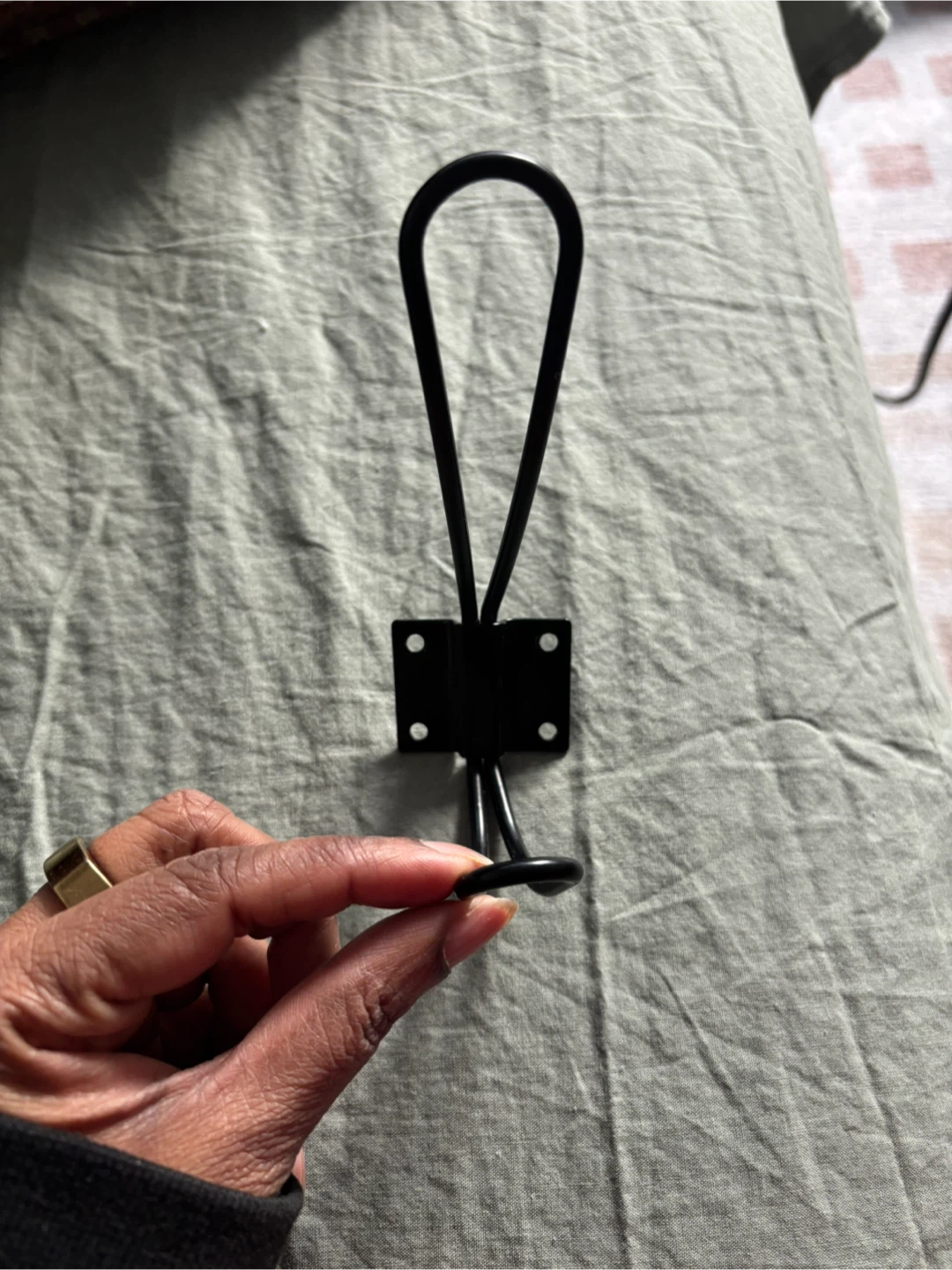 Coat Hooks - 12 Pack - Black