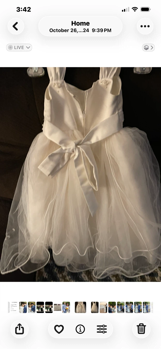 White Flower Girl Dress - photo 2