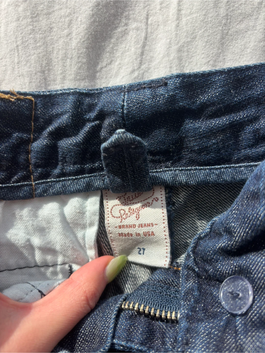 True Religion Denim Shorts Jorts Women's Size 27 - photo 3