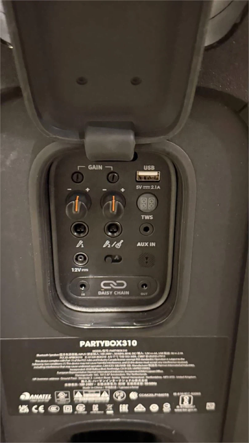 | JBL PartyBox 310 Splashproof - photo 4