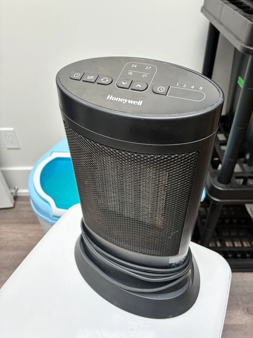 Honeywell Black Oscillating Ceramic Heater