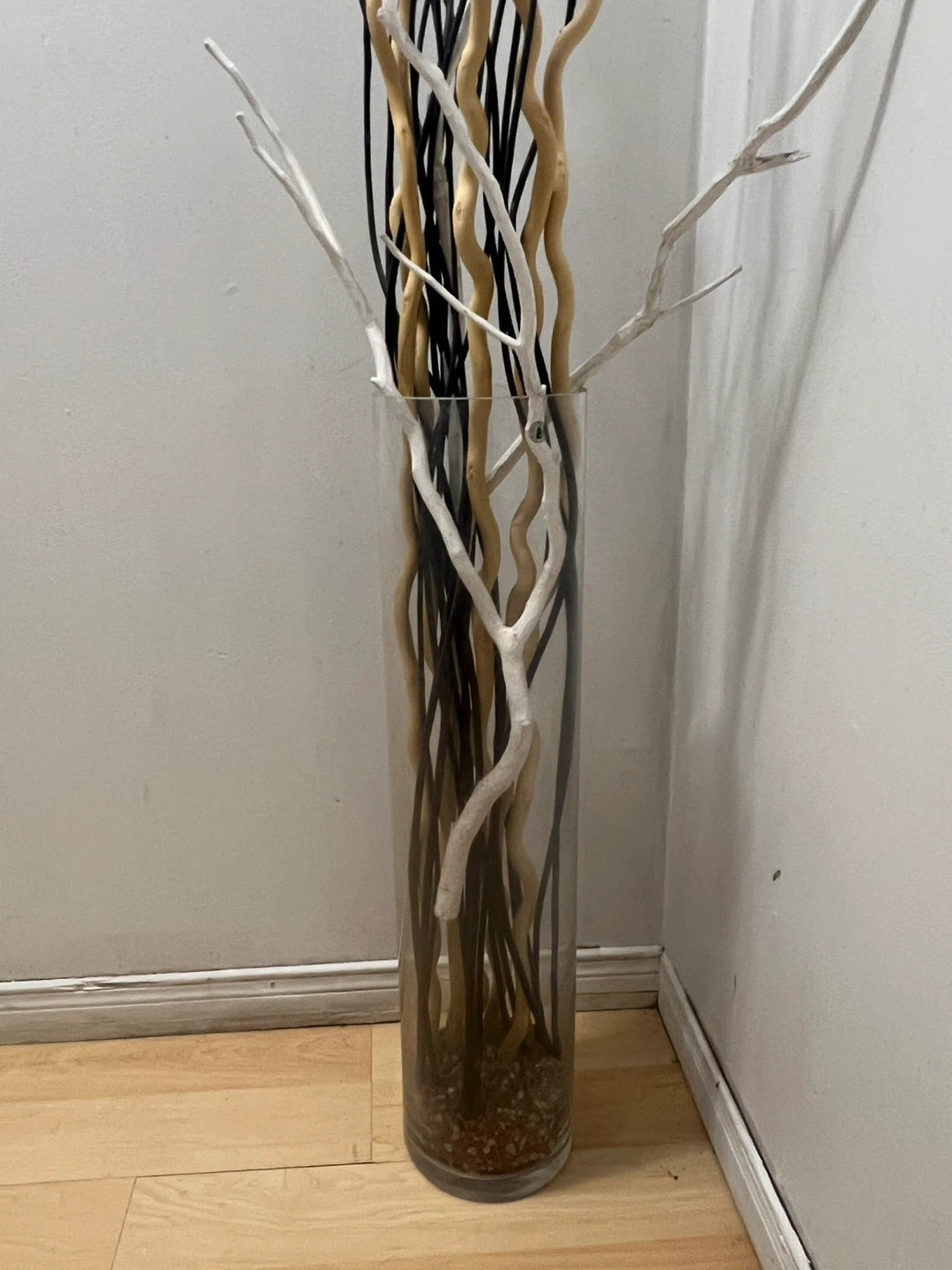 Decorative Branches in Clear Glass Vase - photo 4