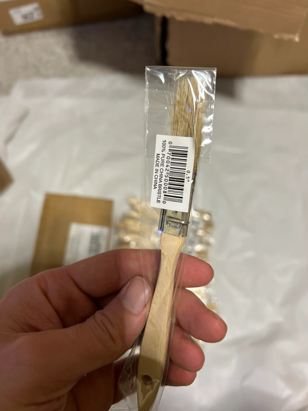 SHUR-LINE 1/2" Tossaway Chip Paint Brushes (36 Pack) - photo 3