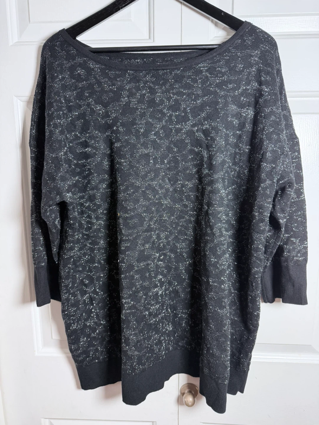 Sparkly Black Women's Sweater - photo 3