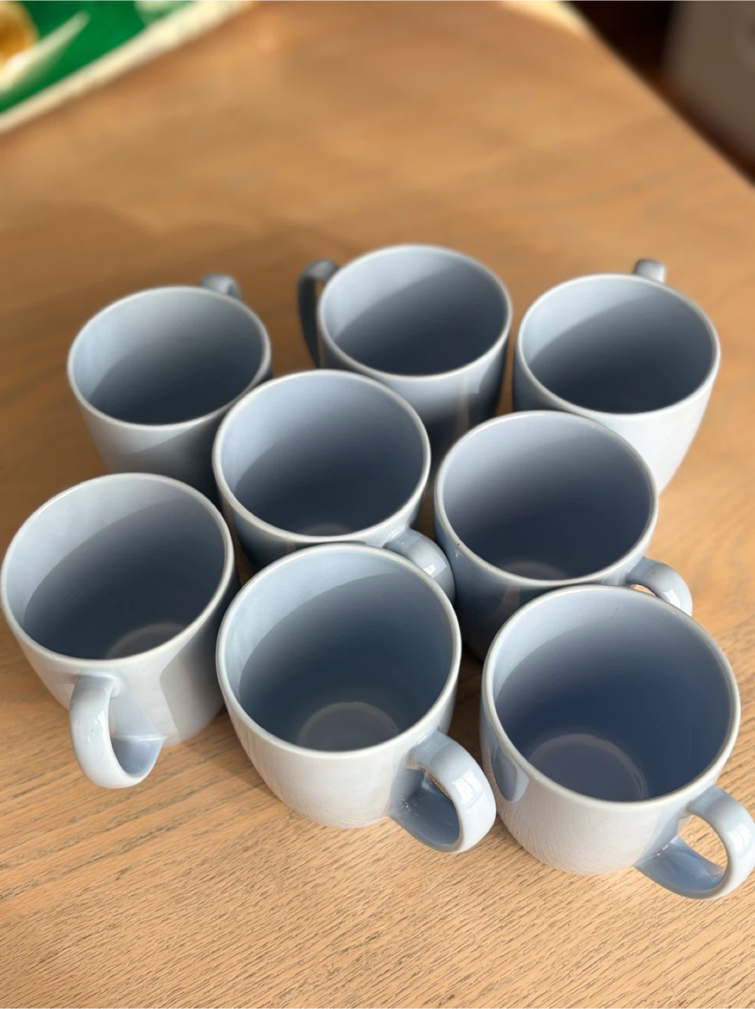 Set of 8 Blue Ceramic Mugs - photo 3