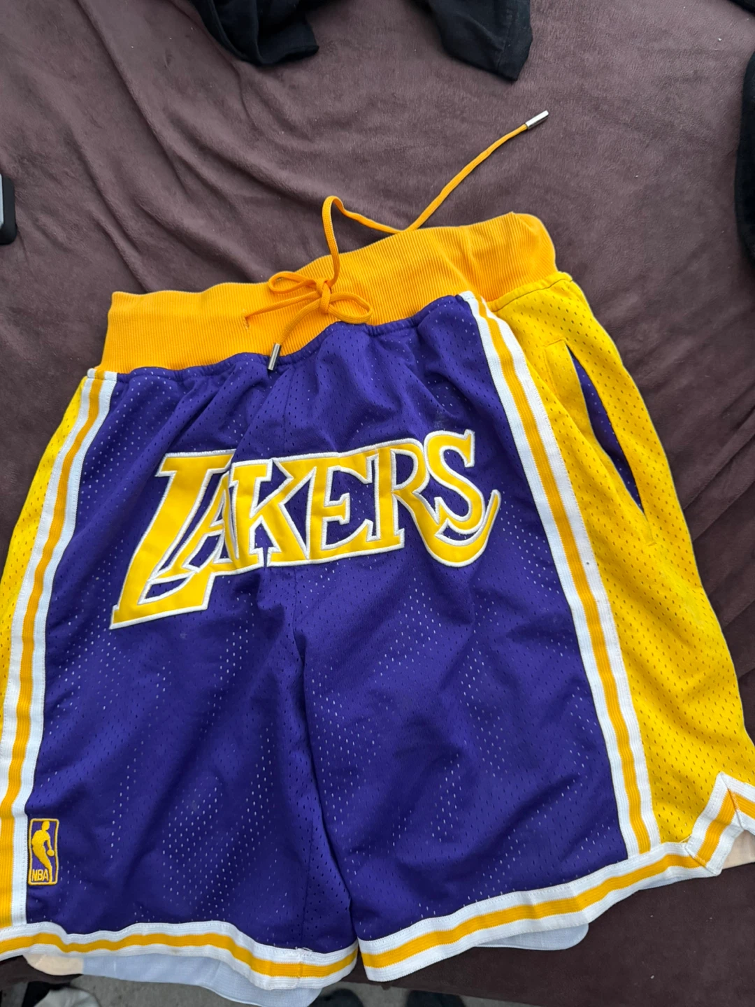 Los Angeles Lakers Basketball Shorts 1996-97