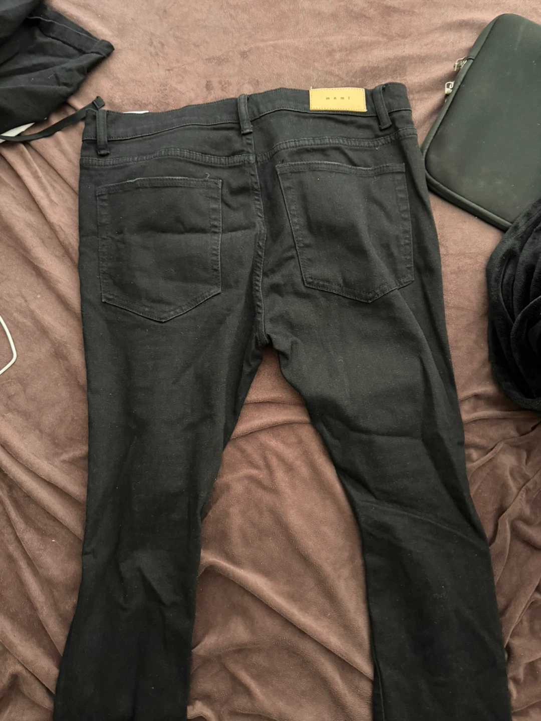 MNML Black Distressed Skinny Jeans - photo 4