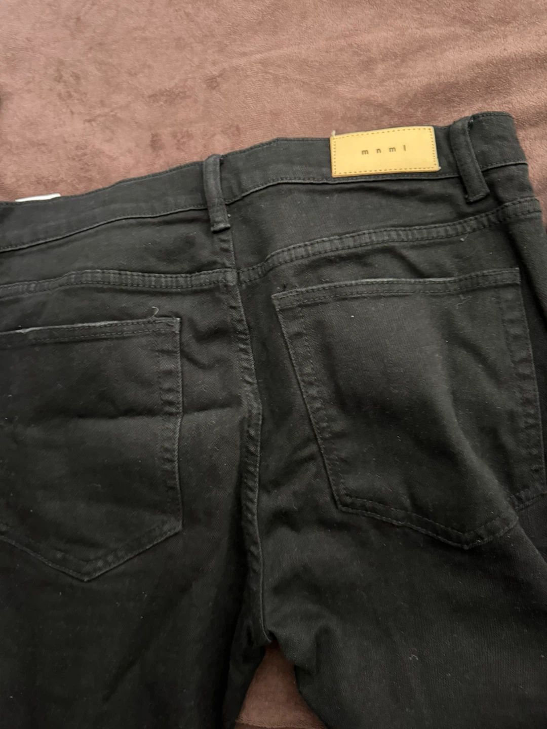 MNML Black Distressed Skinny Jeans - photo 3