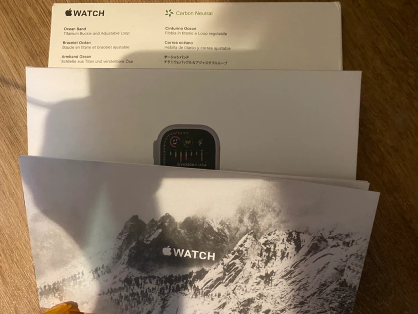 Apple Watch Ultra Ocean Band - Black Titanium - photo 2