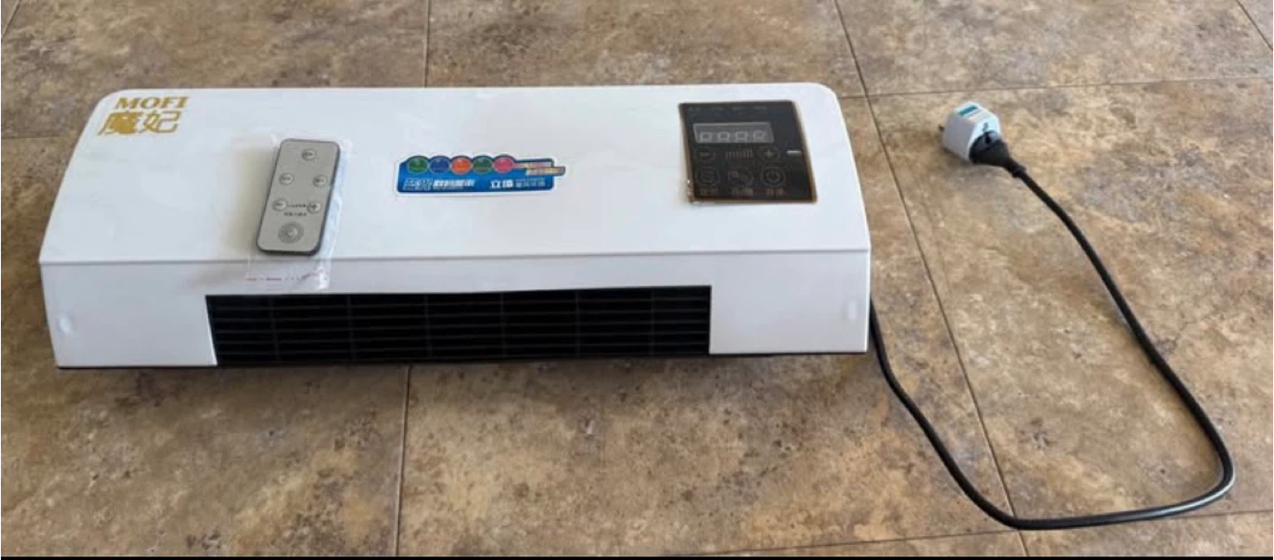 MOFI Wall Mounted Air Conditioner Heater Fan - photo 3
