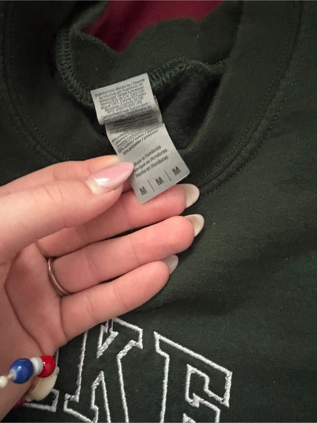 Nike Crewneck Sweatshirt - Green, Size M - photo 4
