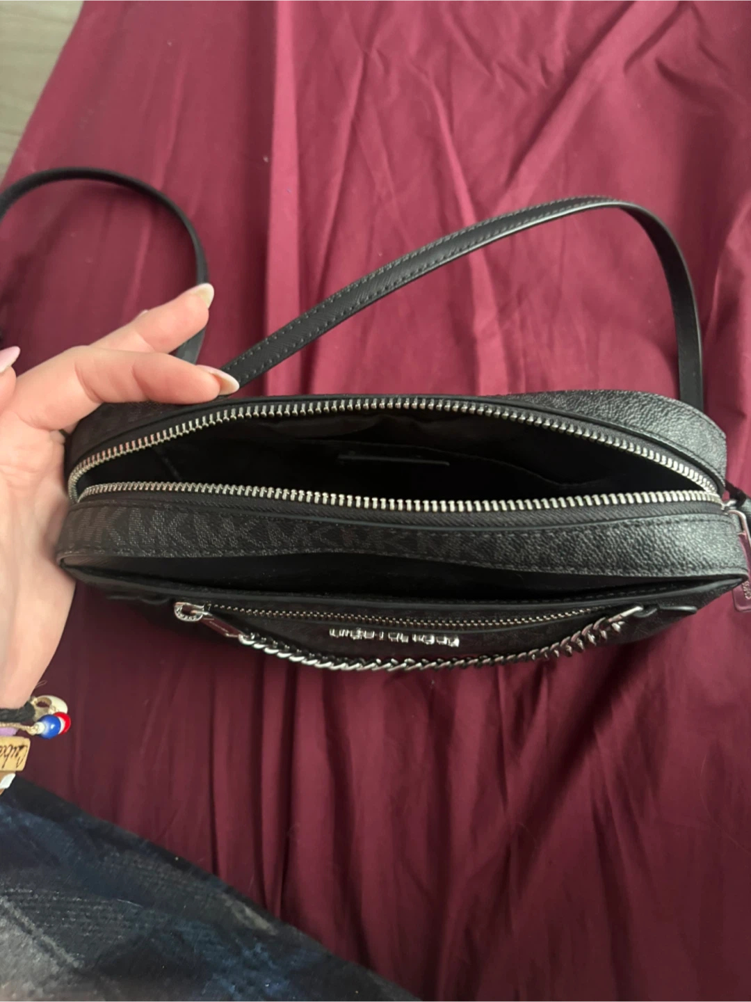 Michael Kors Black Monogram Crossbody Bag - photo 2