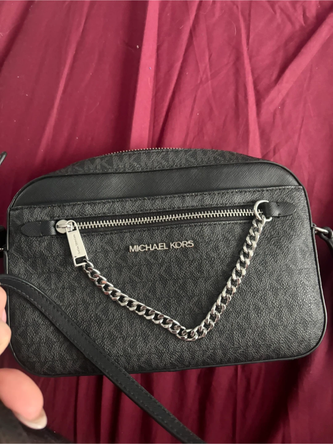 Michael Kors Black Monogram Crossbody Bag - photo 4