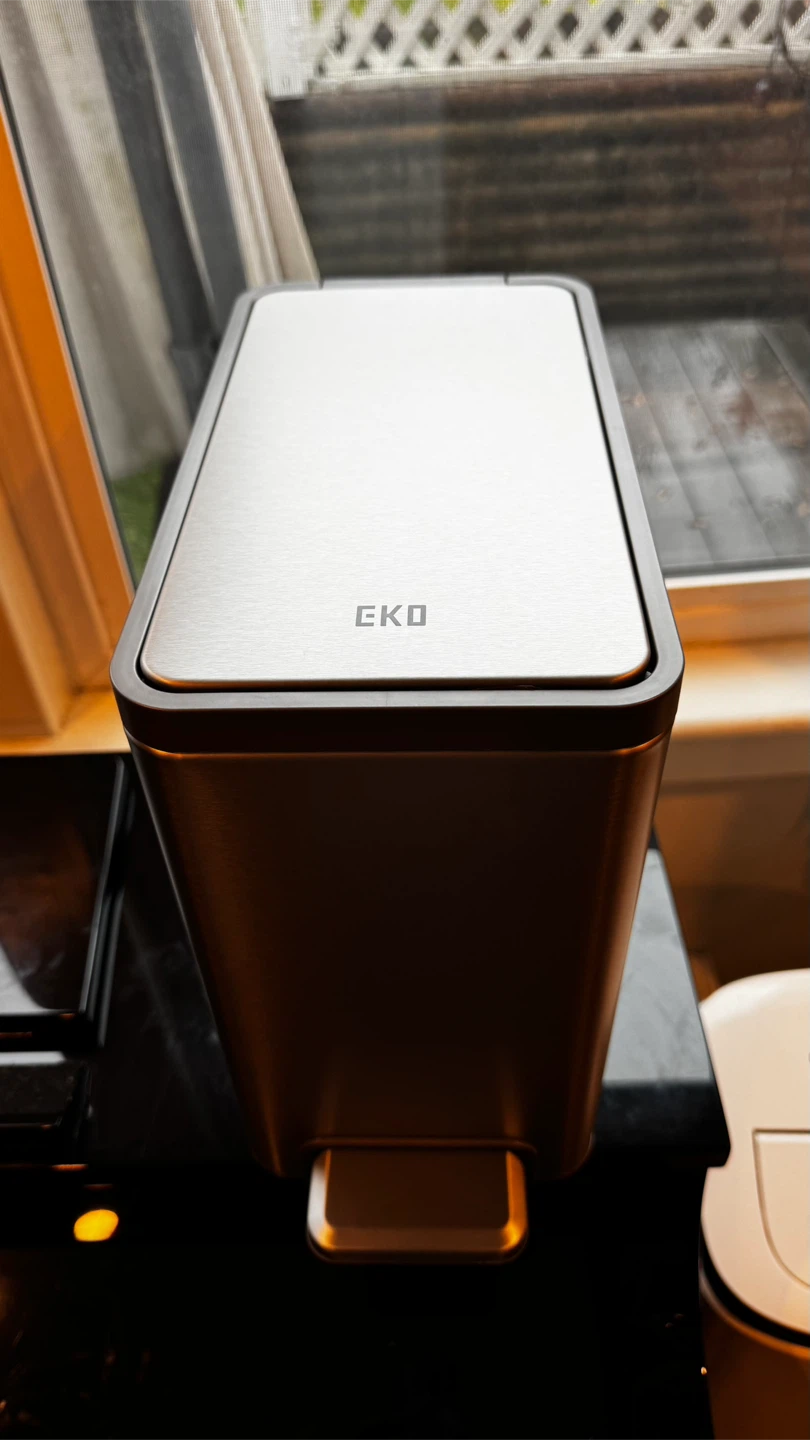 EKO Stainless Soft Close Steel Pedal Bin - 6.7L / 1.8 Gal (1 ) - photo 2