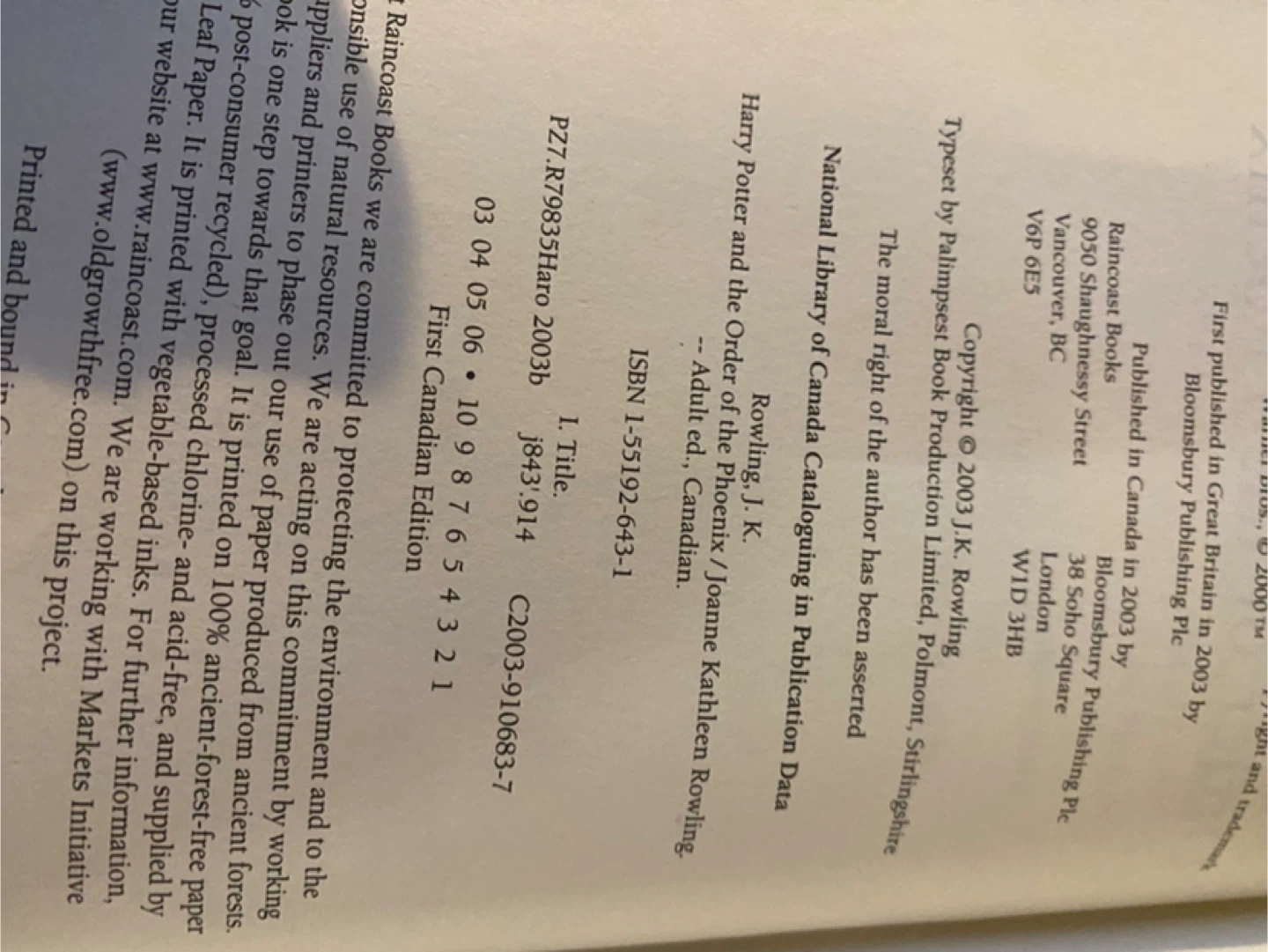 Harry Potter and the Order of the Phoenix by J.K. Rowling - photo 2