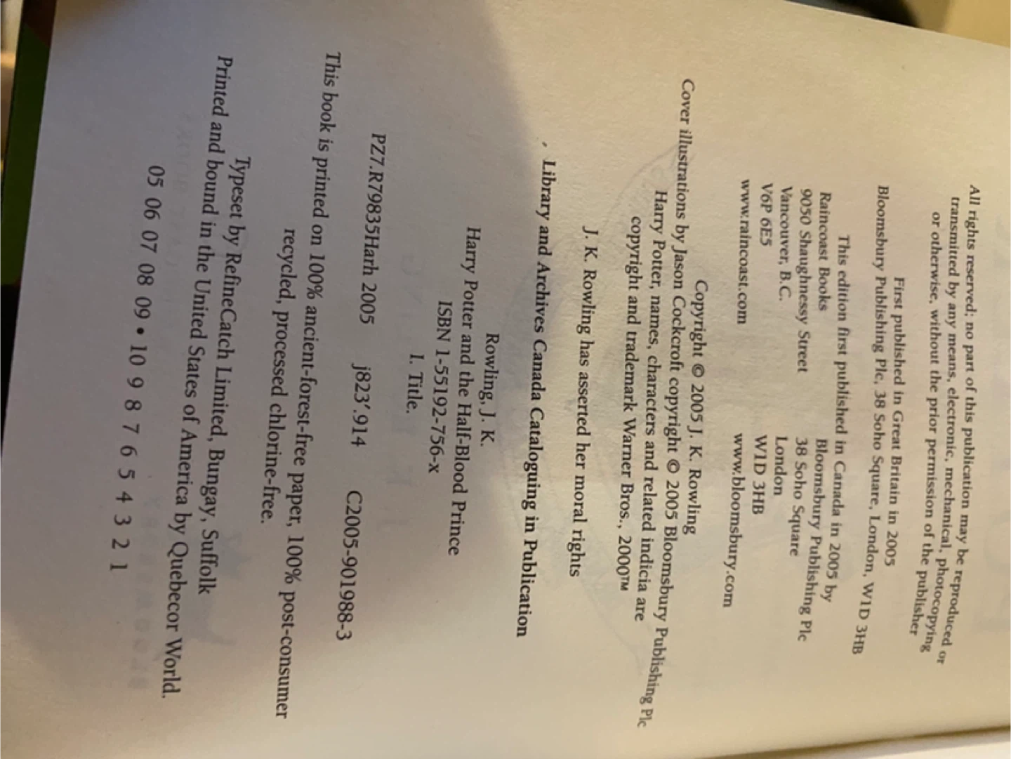 Harry Potter and the Half-Blood Prince by J.K. Rowling - photo 2