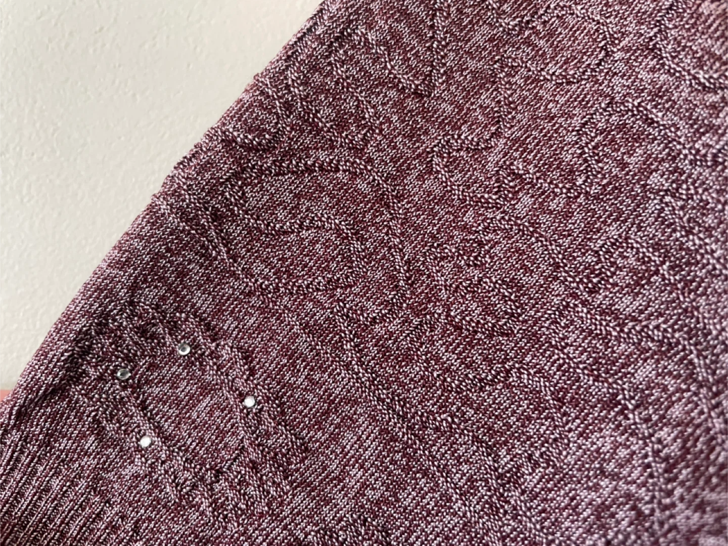 Elaine Women's Knit Top with Rhinestones - Size XL - photo 4