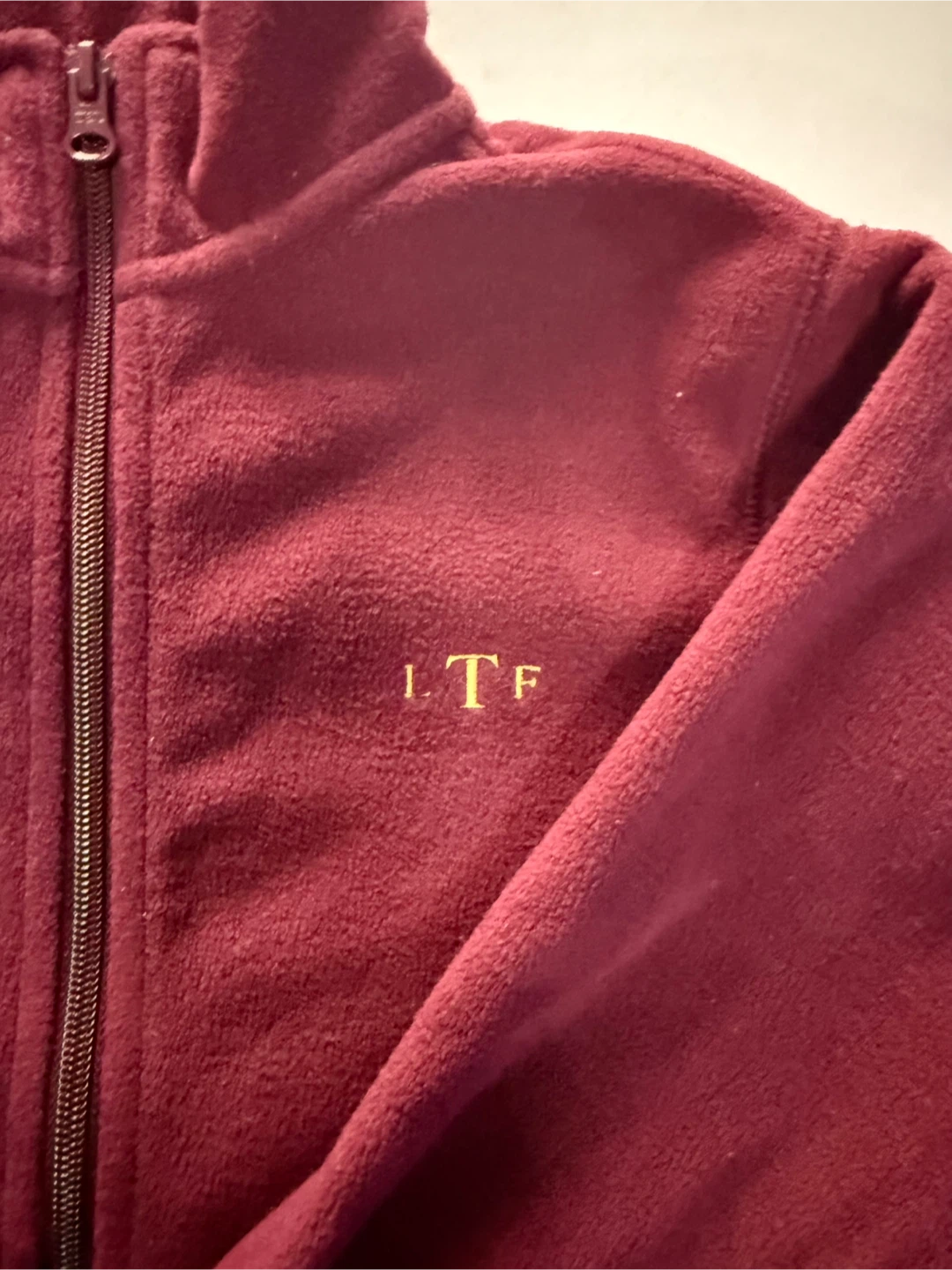 Lands’ End Maroon Fleece Jacket for Kids - photo 5