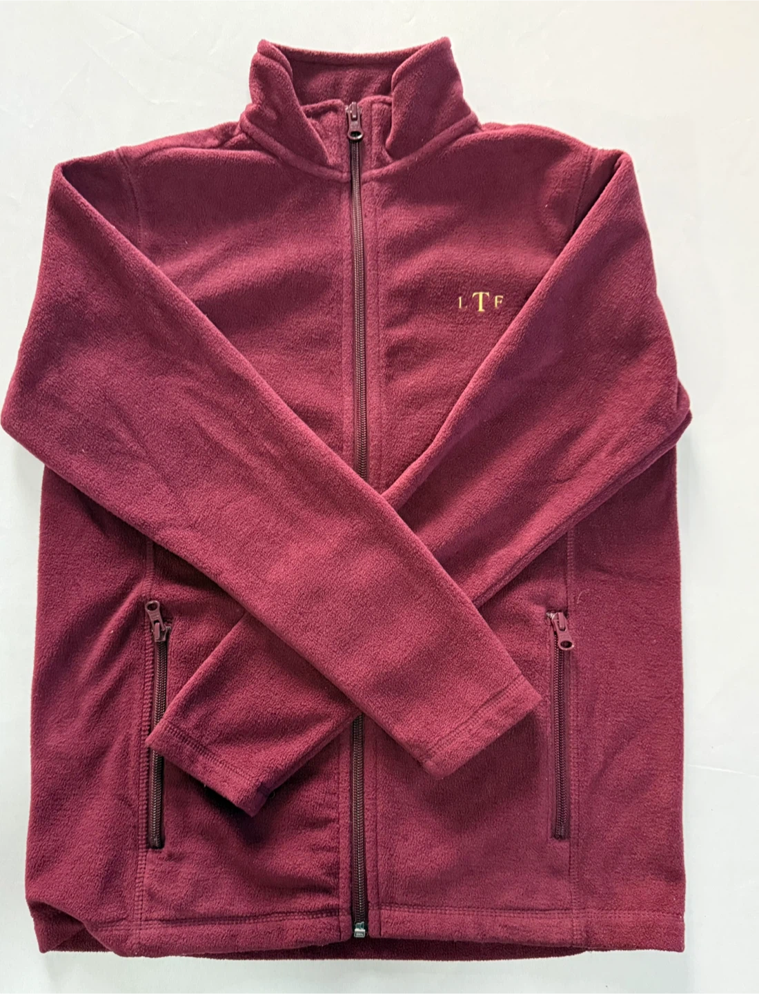 Lands’ End Maroon Fleece Jacket for Kids - photo 2