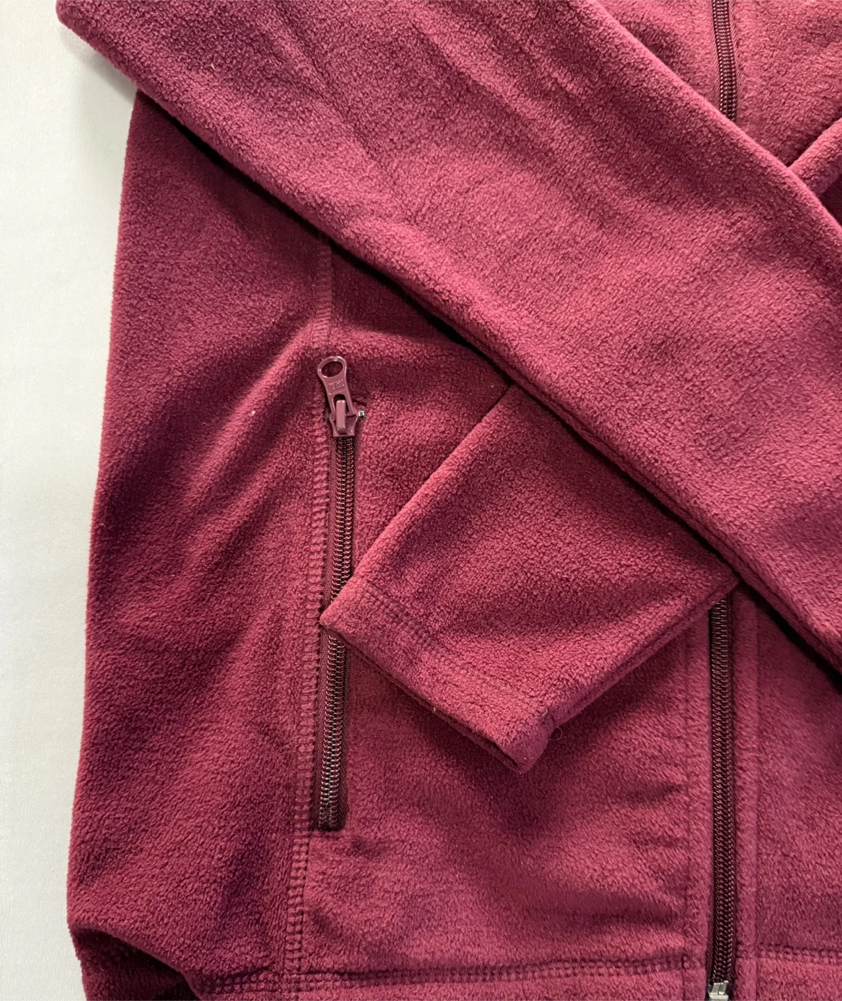 Lands’ End Maroon Fleece Jacket for Kids - photo 4