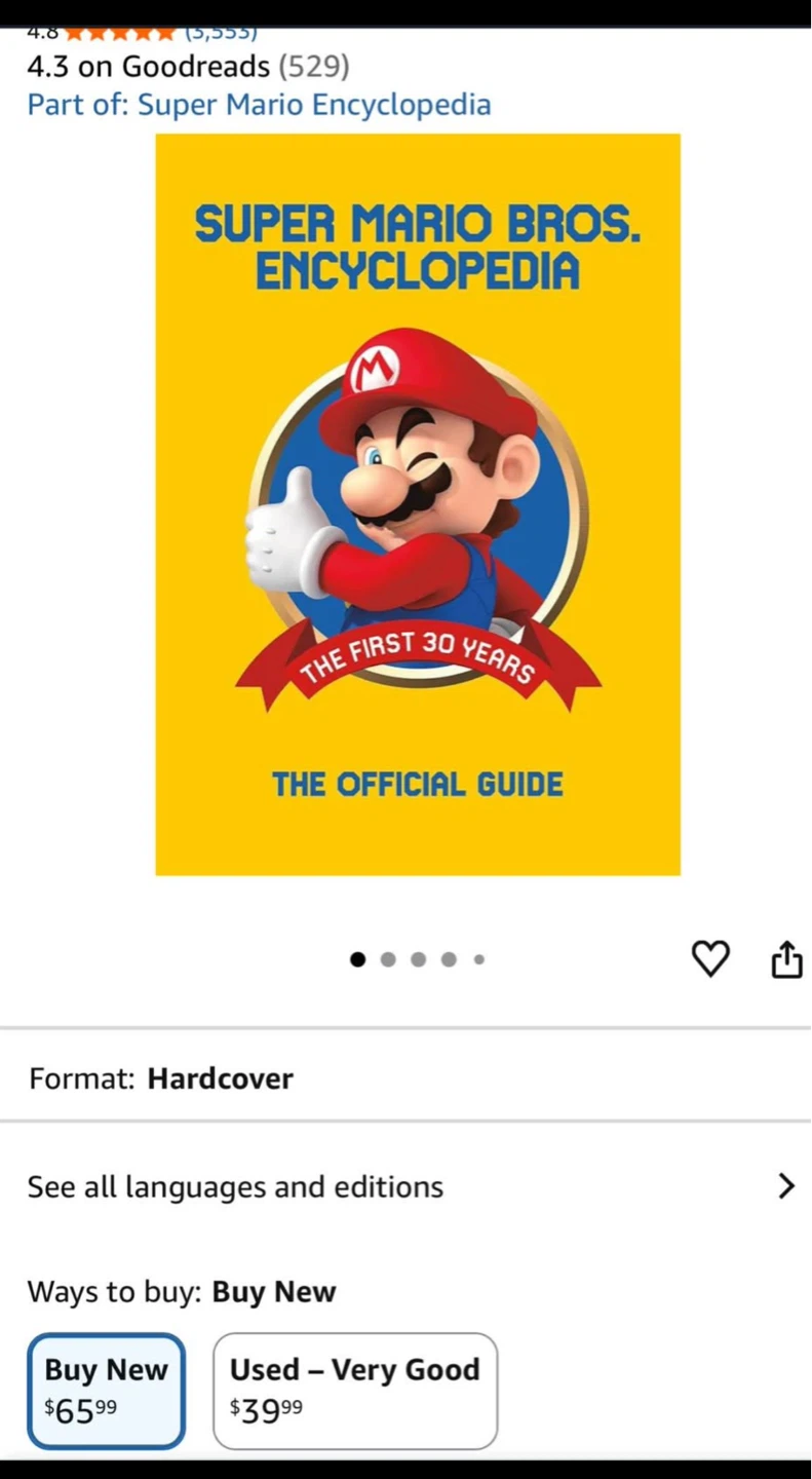 Super Mario Bros. Encyclopedia brand new - photo 2