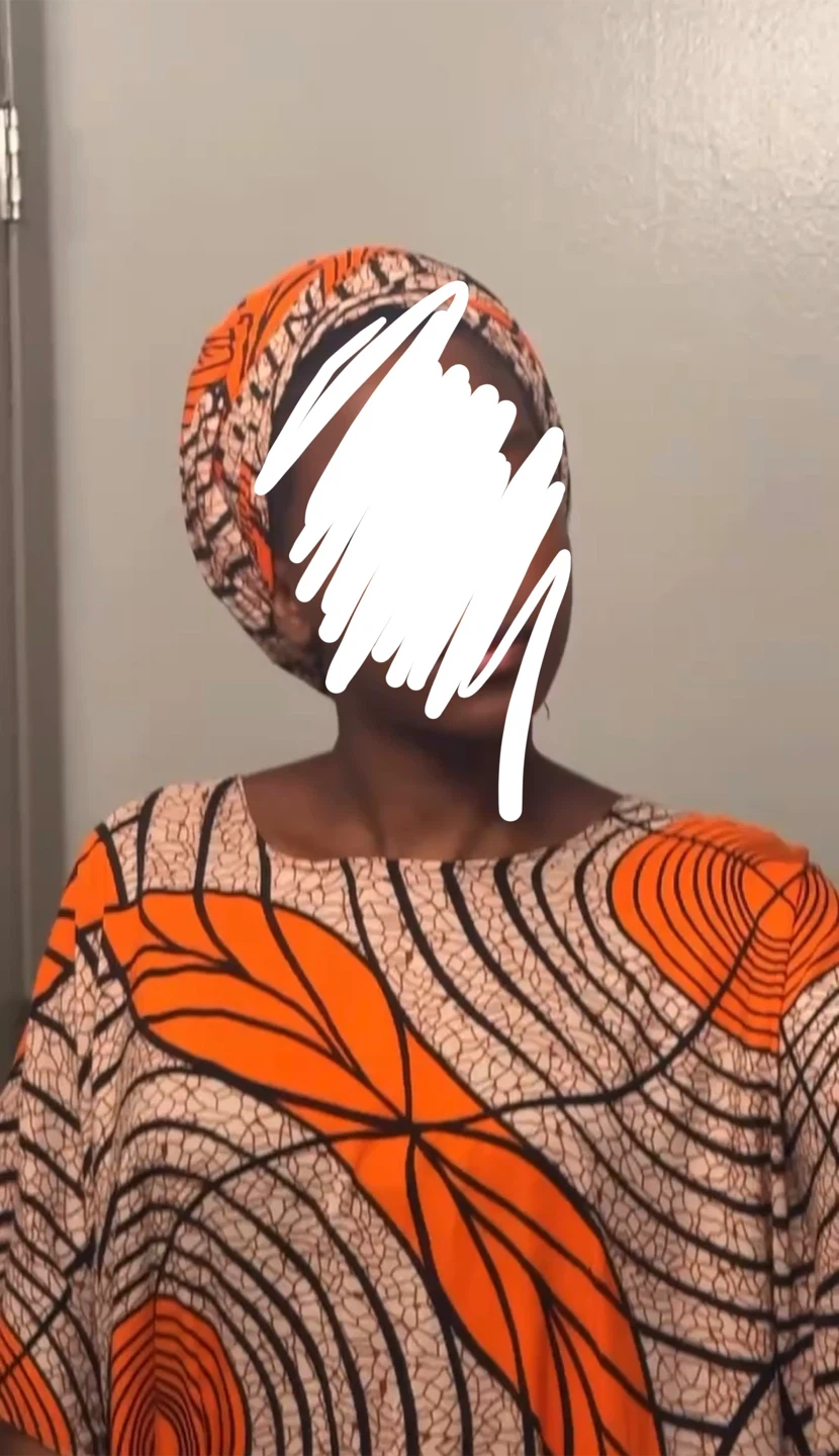 Orange & Grey Patterned Maxi Dress - photo 2