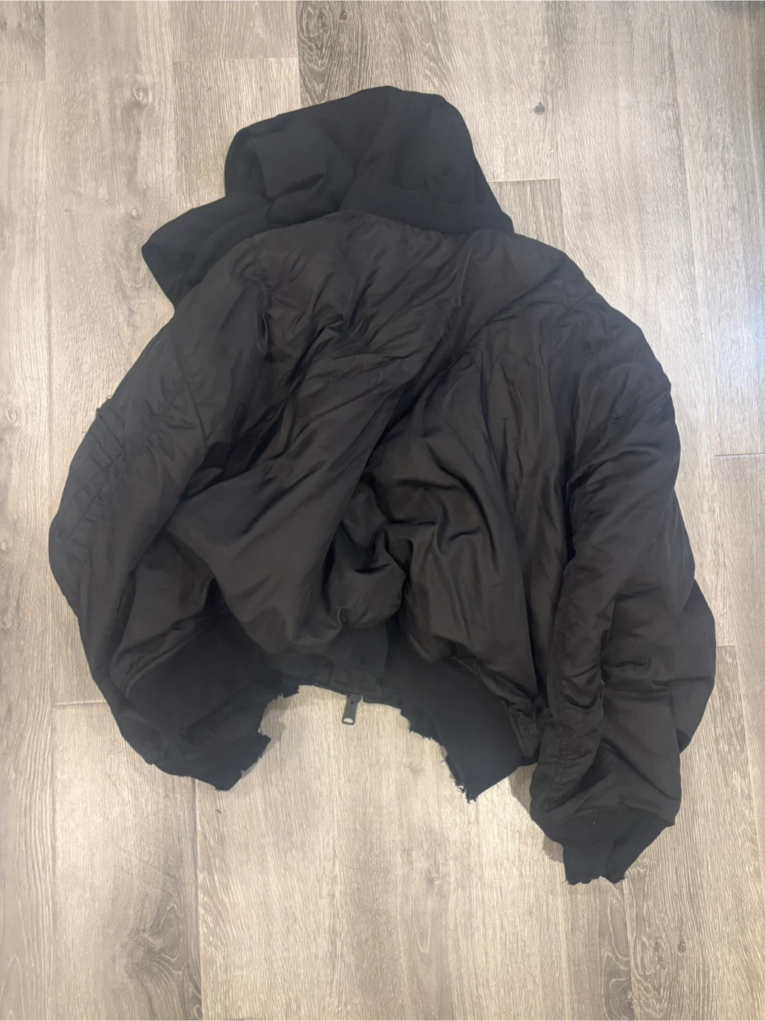 Balenciaga Incognito Black Bomber Jacket - photo 2