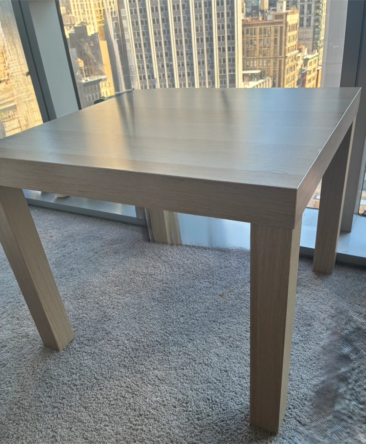 IKEA LACK Side/End Table, White Stained Oak effect lightweight - photo 4