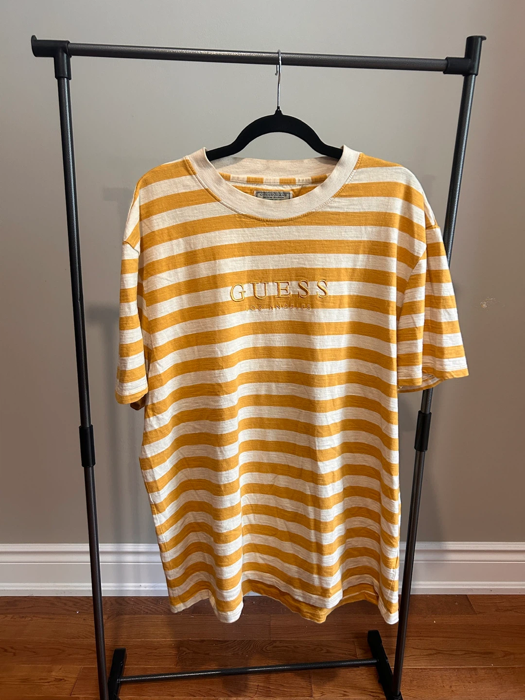 Guess Striped T-Shirt Yellow/White - photo 4