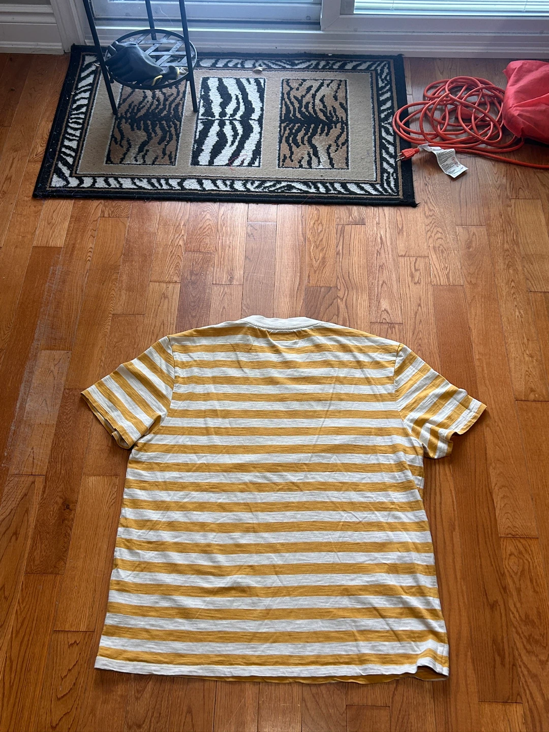 Guess Striped T-Shirt Yellow/White - photo 3