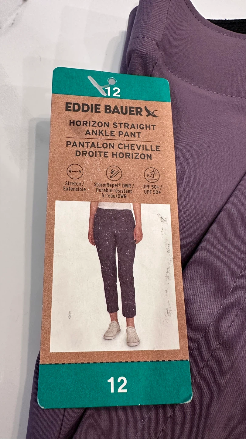 Eddie Bauer Horizon Straight Ankle Pants–Women’s Size 12- New - photo 2