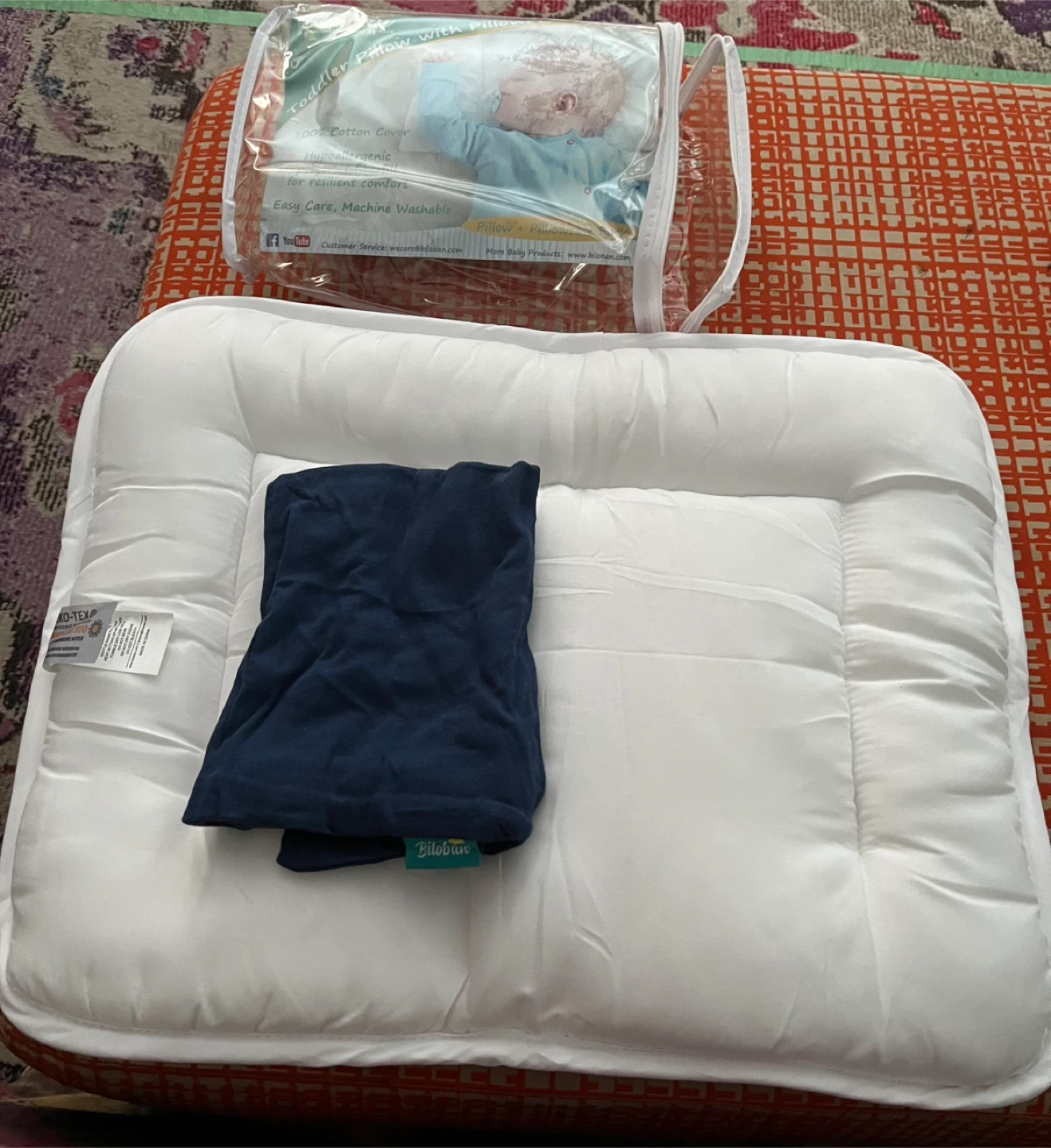 Biloban Toddler Pillow with Pillowcase - photo 3