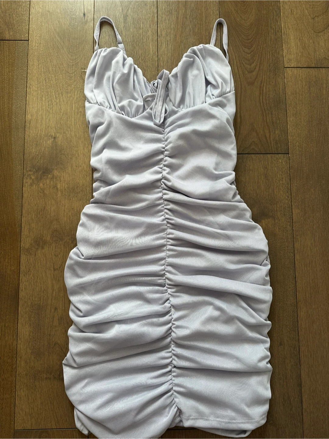Ruched Bodycon Mini Dress