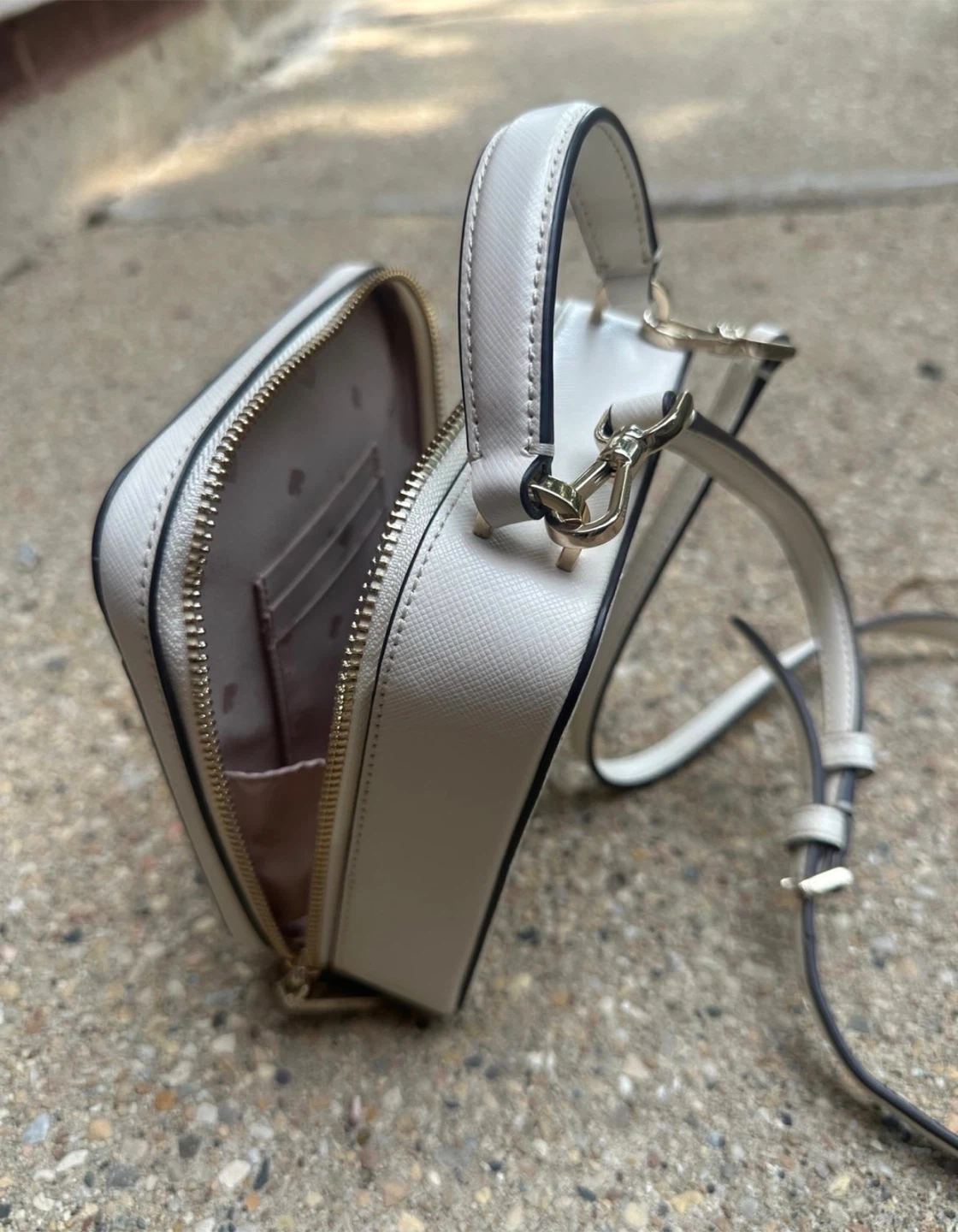 Kate Spade New York White Leather Crossbody Bag - photo 3