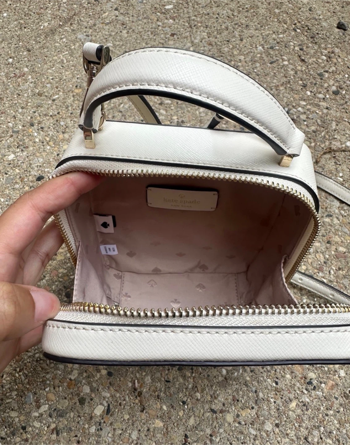 Kate Spade New York White Leather Crossbody Bag - photo 2