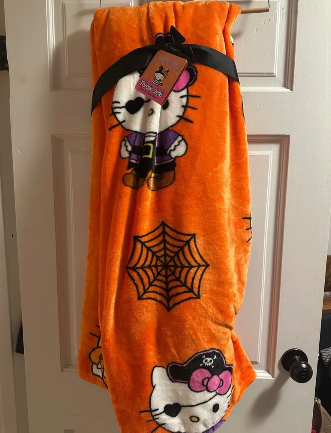 Hello Kitty Halloween Throw Blanket 60" x 70"