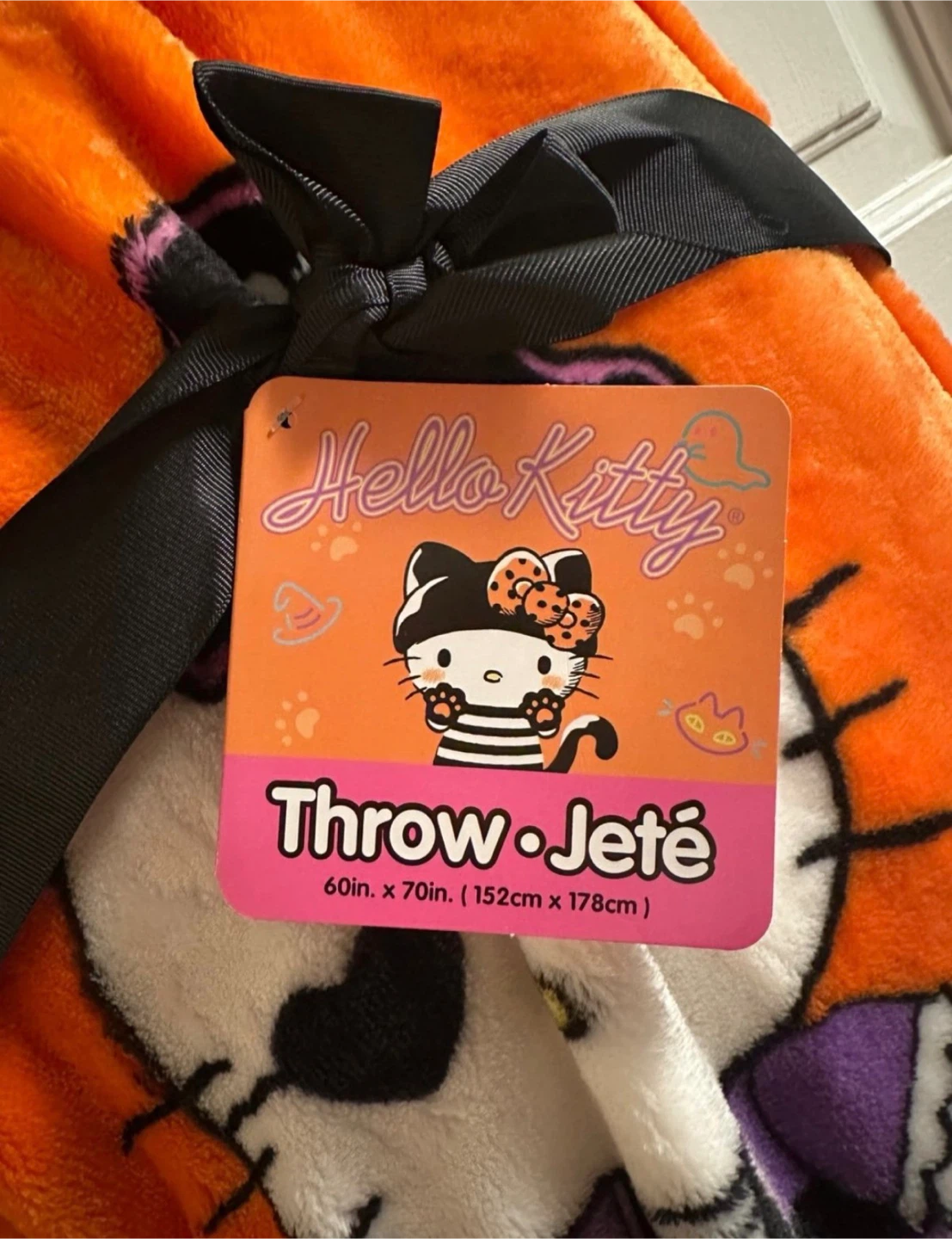 Hello Kitty Halloween Throw Blanket 60" x 70" - photo 2