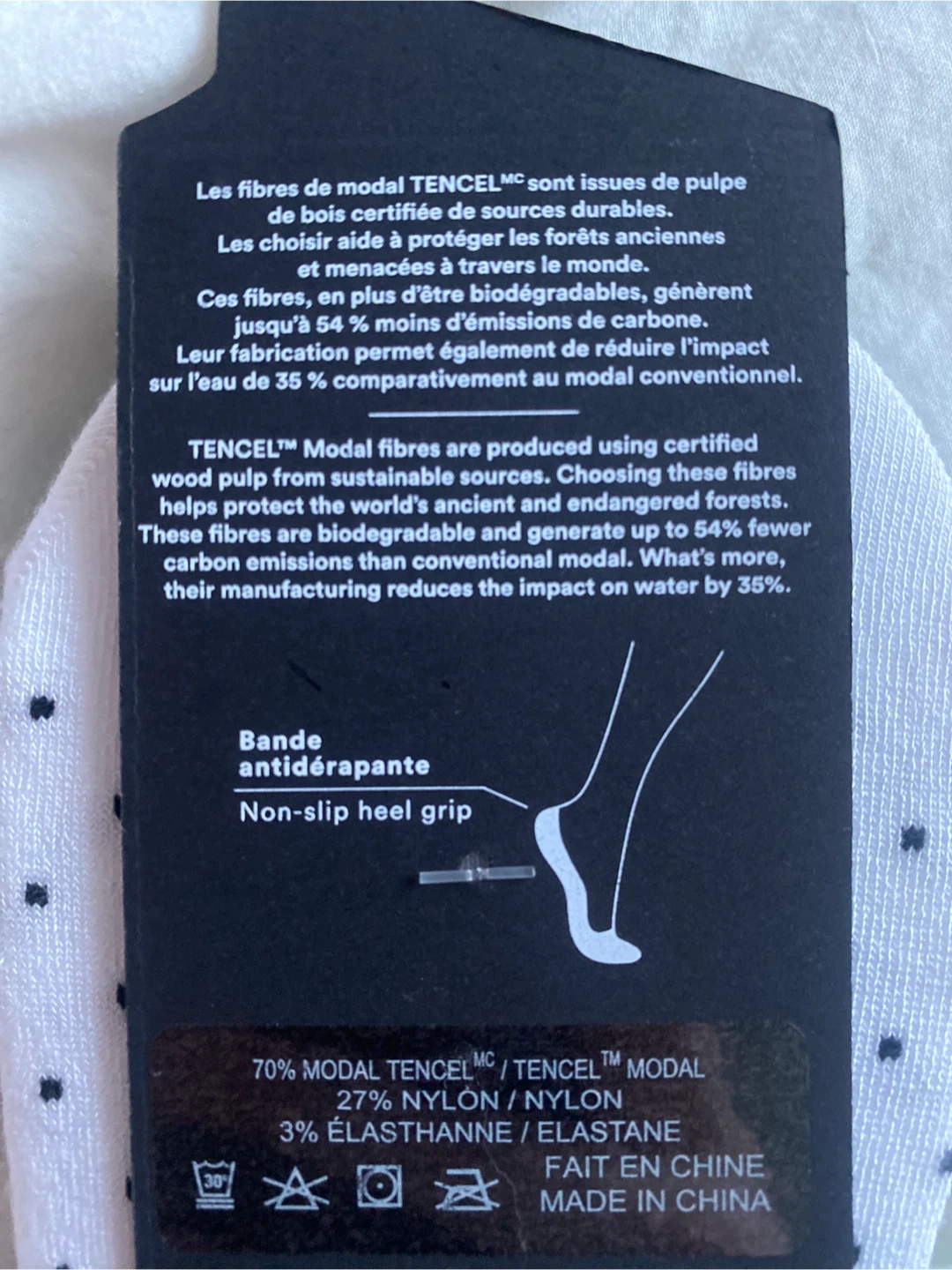 Modal No Show Liner Socks— 3 pairs - photo 4