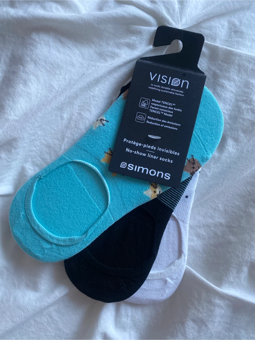 Modal No Show Liner Socks— 3 pairs