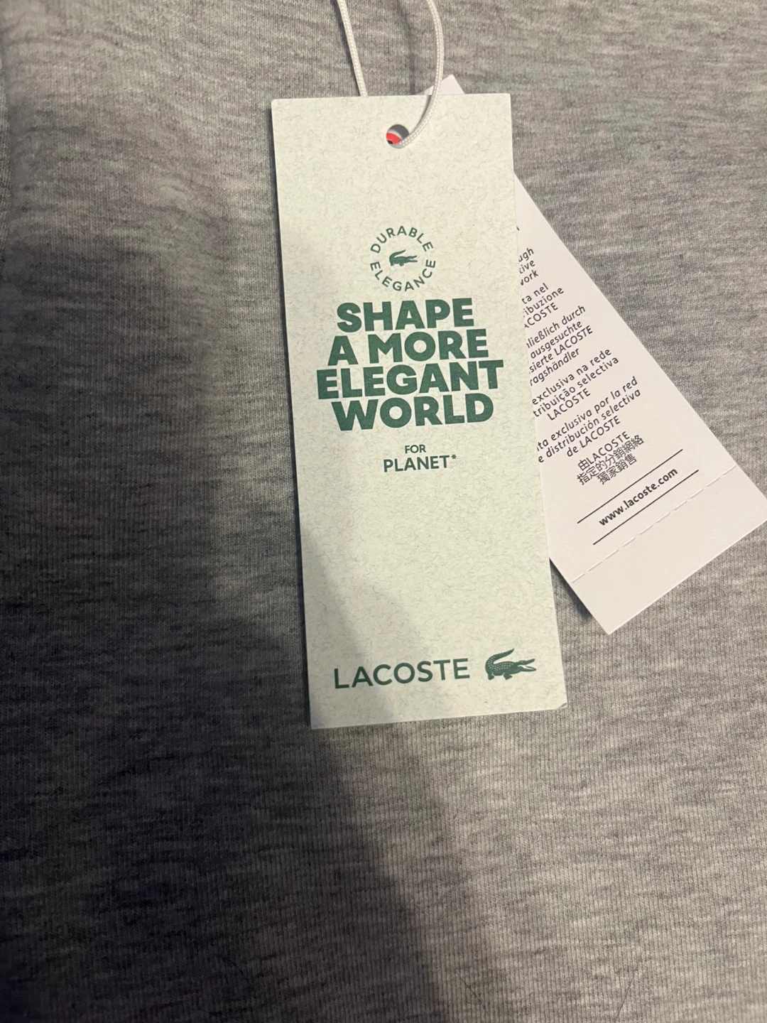 Lacoste Grey Sweatpants Size large - photo 5