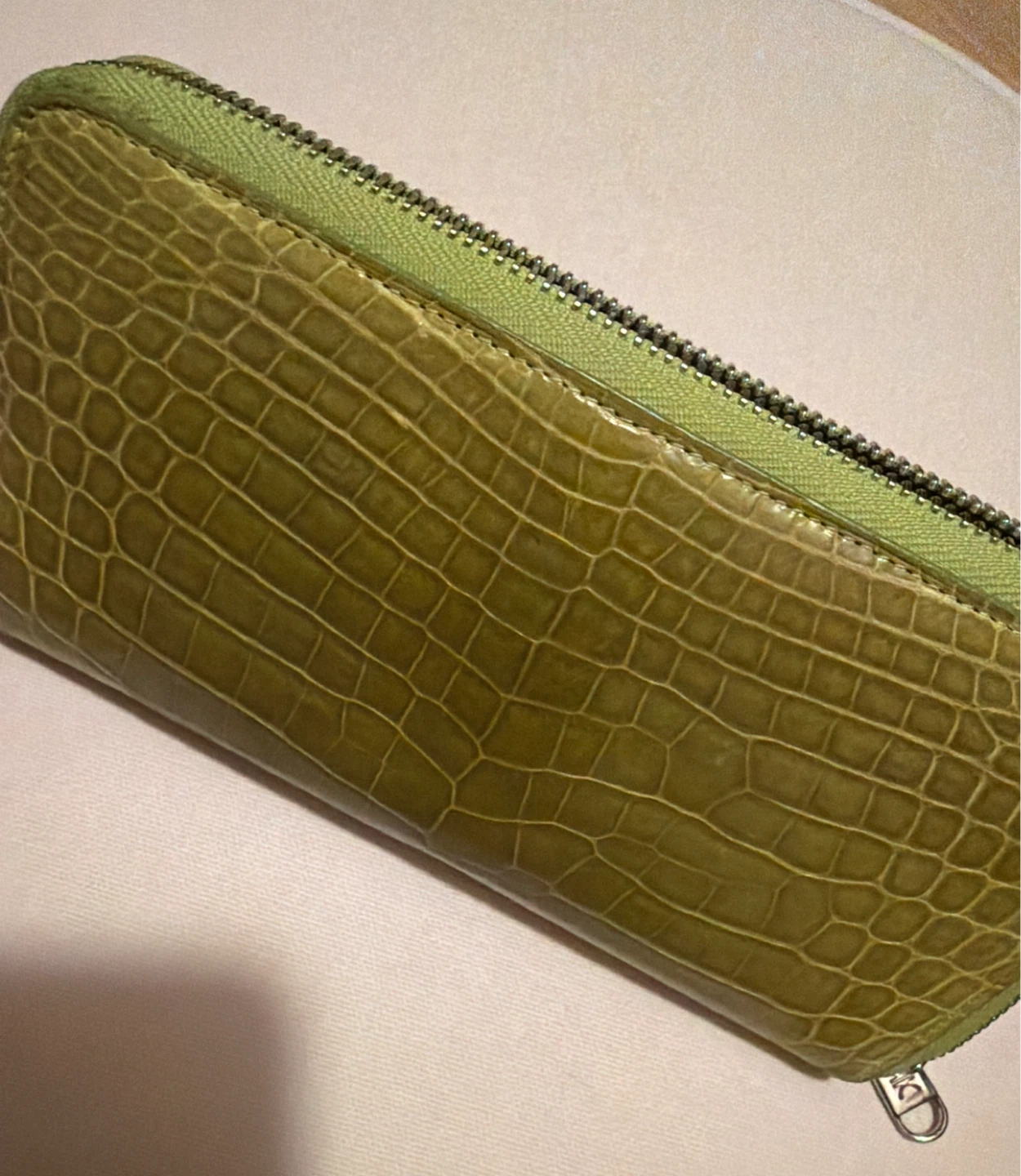 🍋KWANPEN Green Crocodile Wallet - photo 3